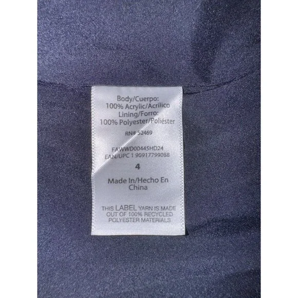 Free Assembly Black & White Checked Short Sleeve Dress Size L - Picture 7 of 8